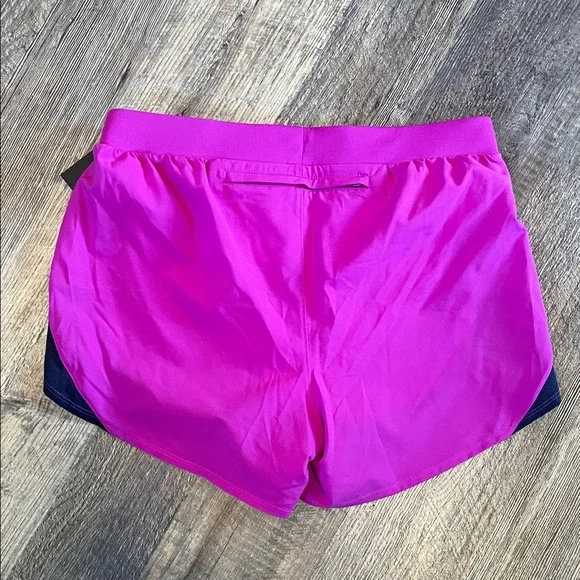 Under Armour Women's Purple Athletic Shorts - Picture 3 of 4